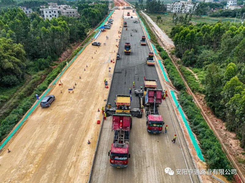 【省重 點項目】3D技術(shù)“打印”高速公路，南三島大橋項目進入路面工程施工階段